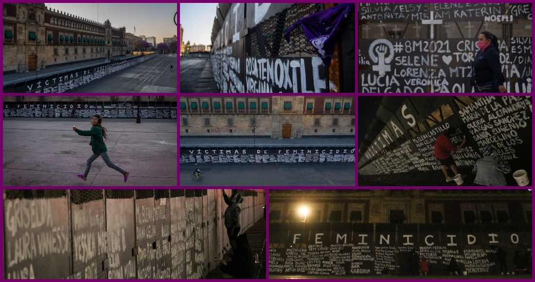Muro memoria feminicidios