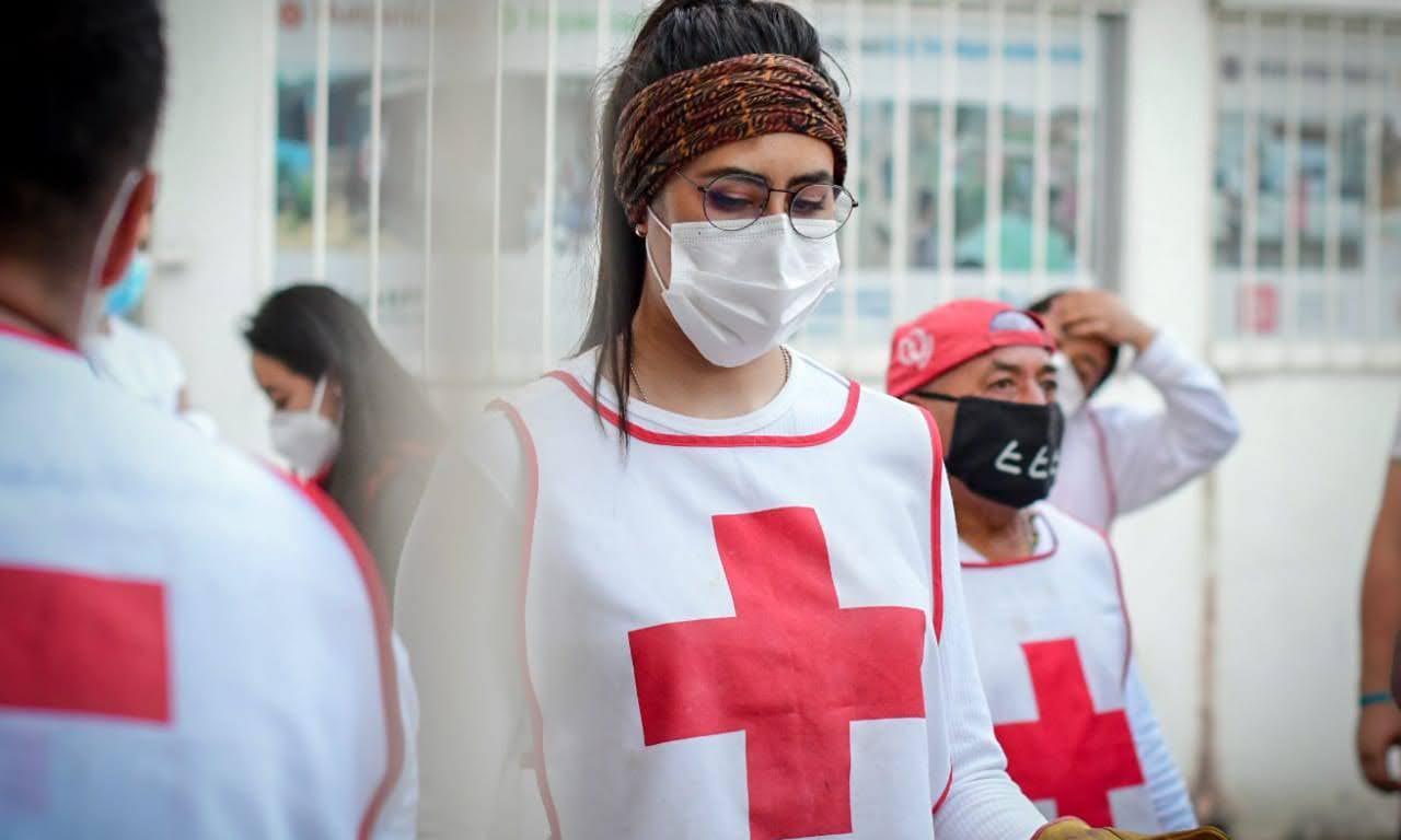Socorristas de la Cruz Roja