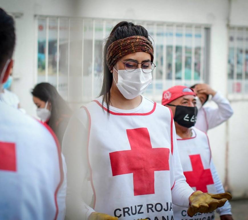 Socorristas de la Cruz Roja