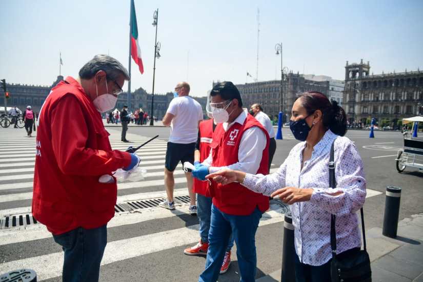 Voluntarios de Cruz Roja 
