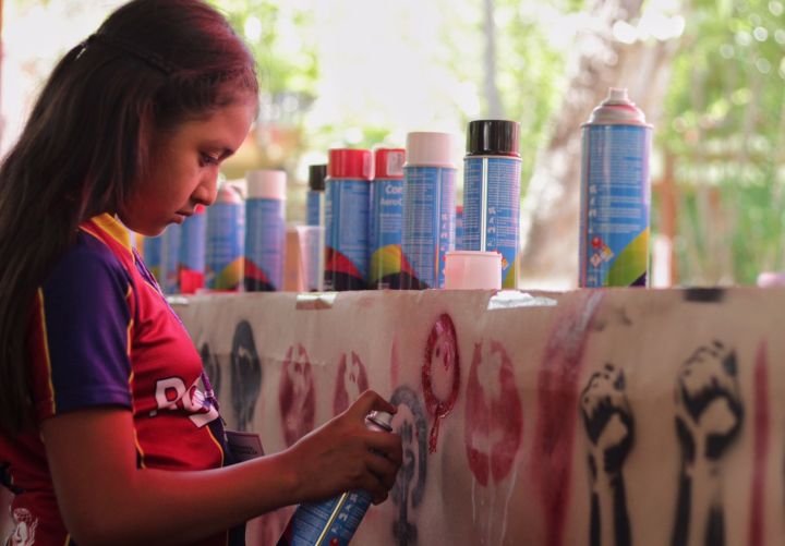 Taller infantil desde Ayotzinapa