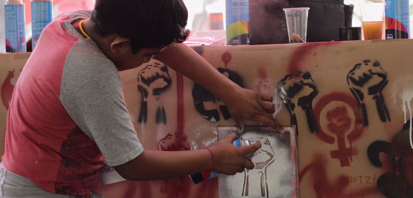 Taller infantil desde Ayotzinapa