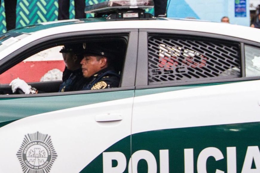 Patrulla policía CDMX