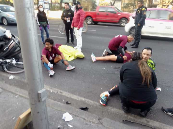 Accidente de civlistas