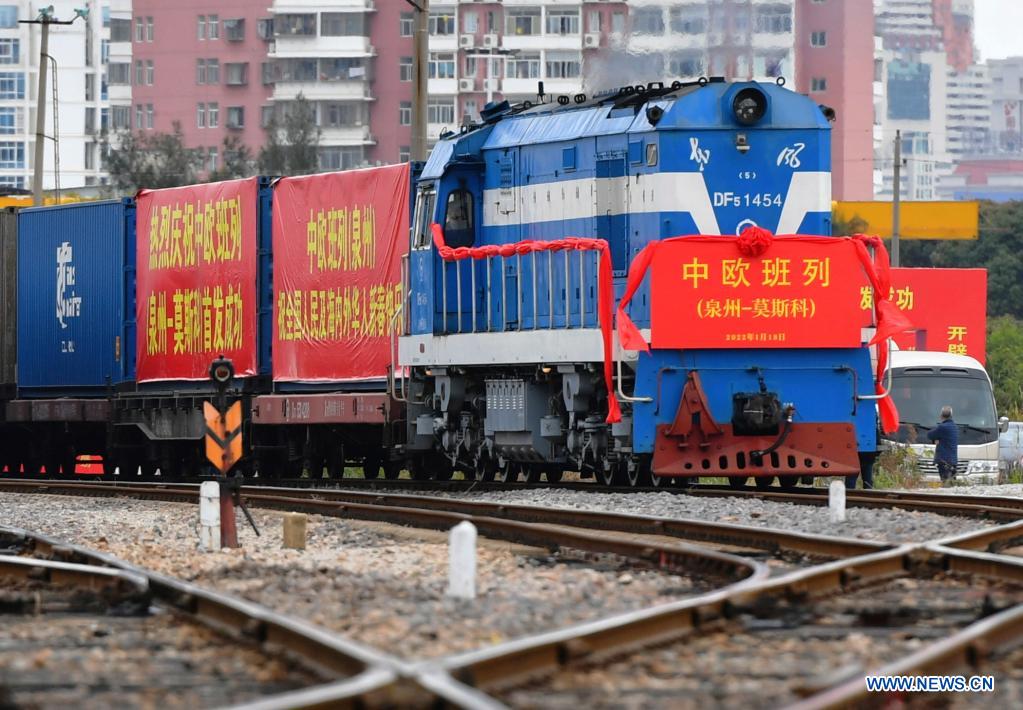 Tren de carga en China