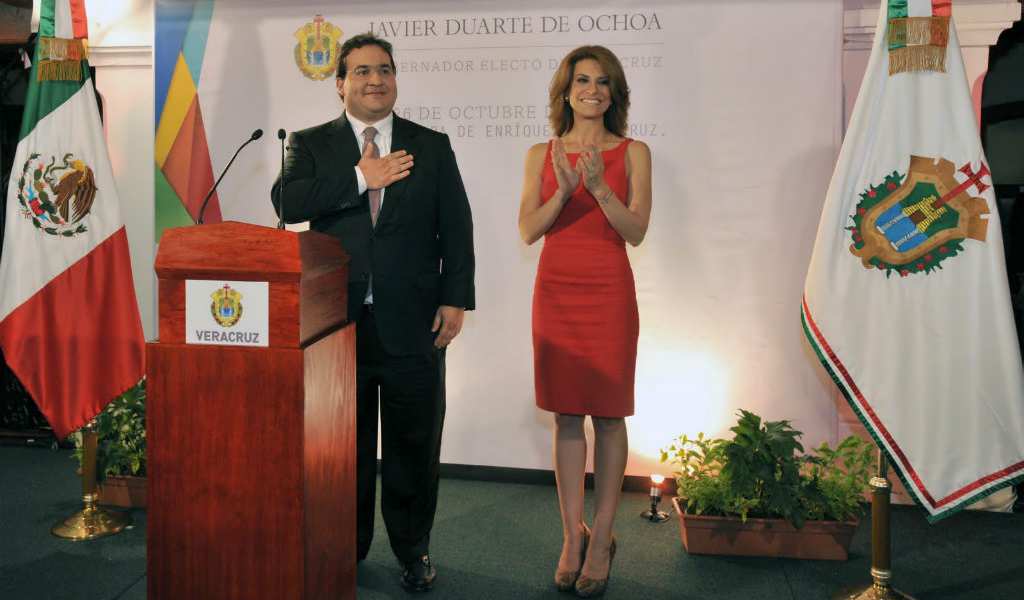 Javier Duarte y Karime Macías
