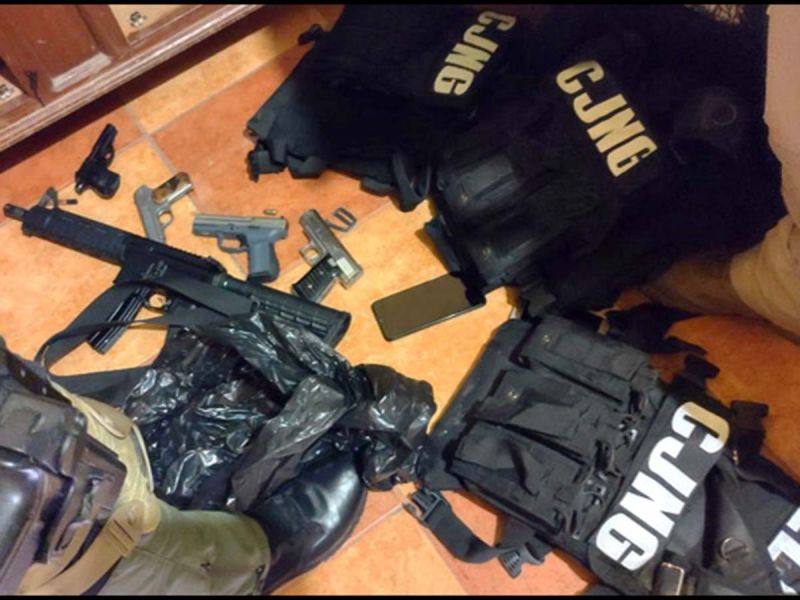 Armas del CJNG