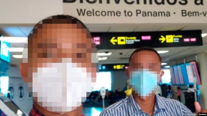 Ciudadano venezolano en aeropuerto