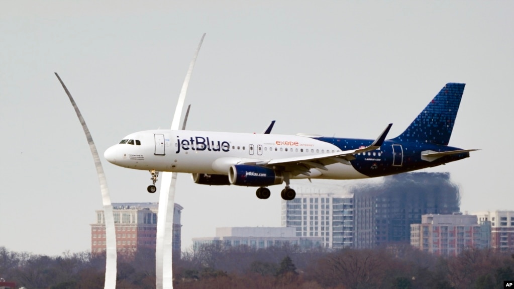Avión de pasajeros de JetBlue