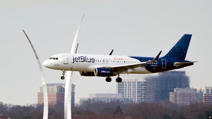 Avión de pasajeros de JetBlue