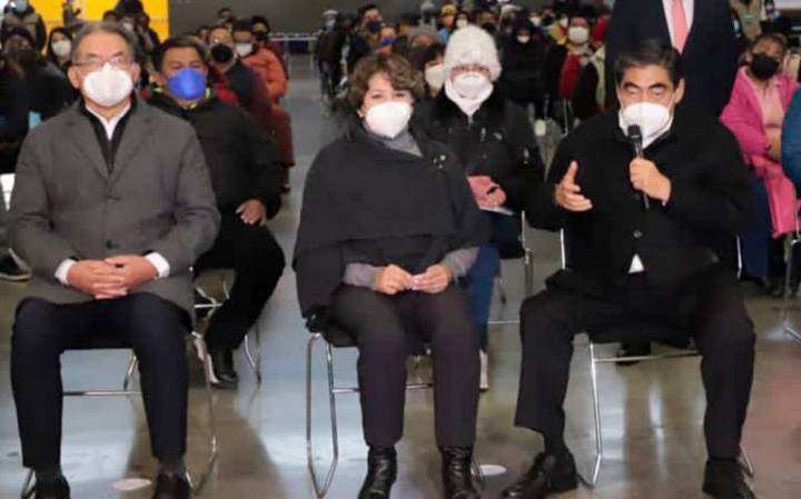 Delfina Gómez y Miguel Barbosa Huerta 