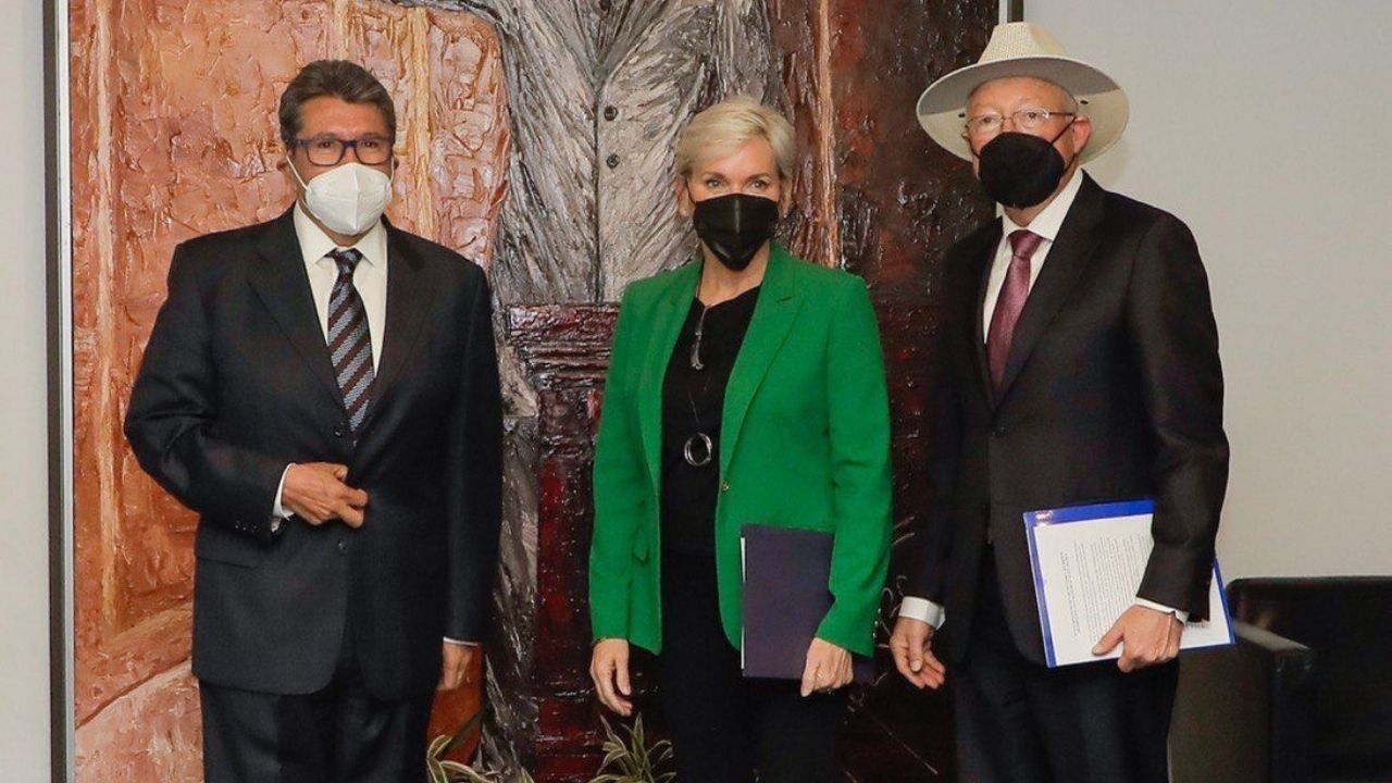 Ricardo Monreal y Jennifer Granholm