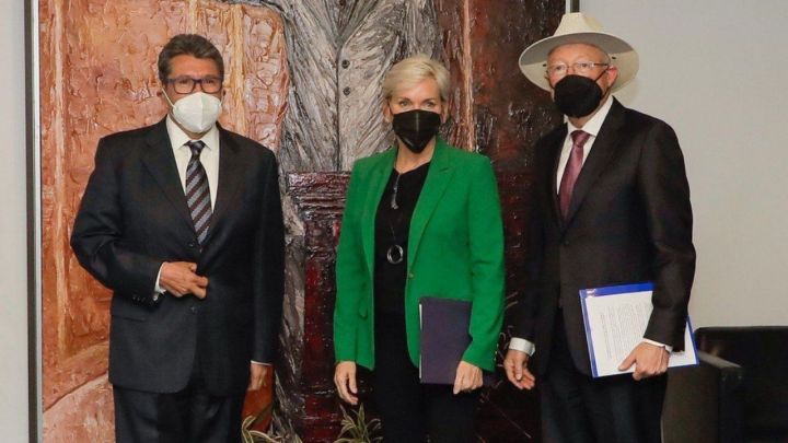 Ricardo Monreal y Jennifer Granholm