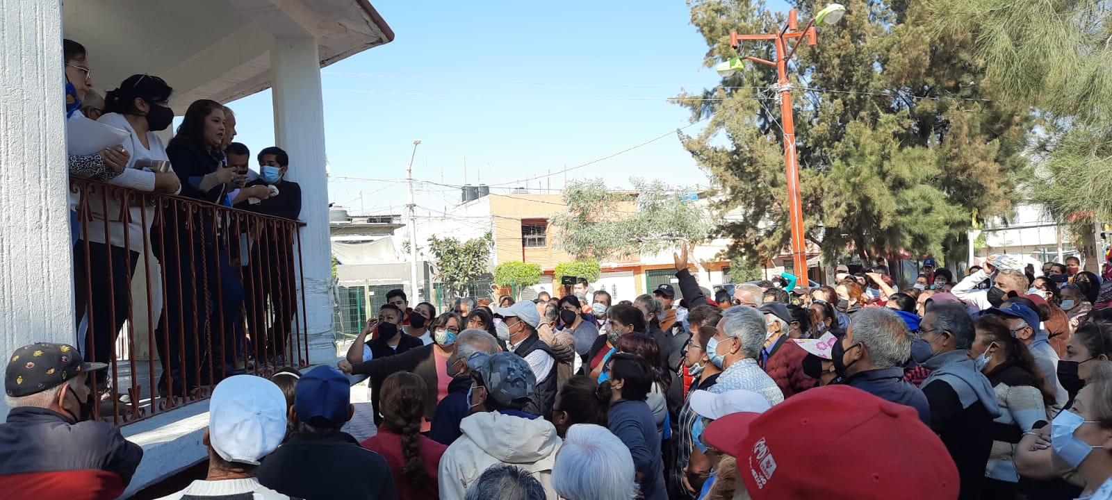 Reunión de vecinos en Ecatepec