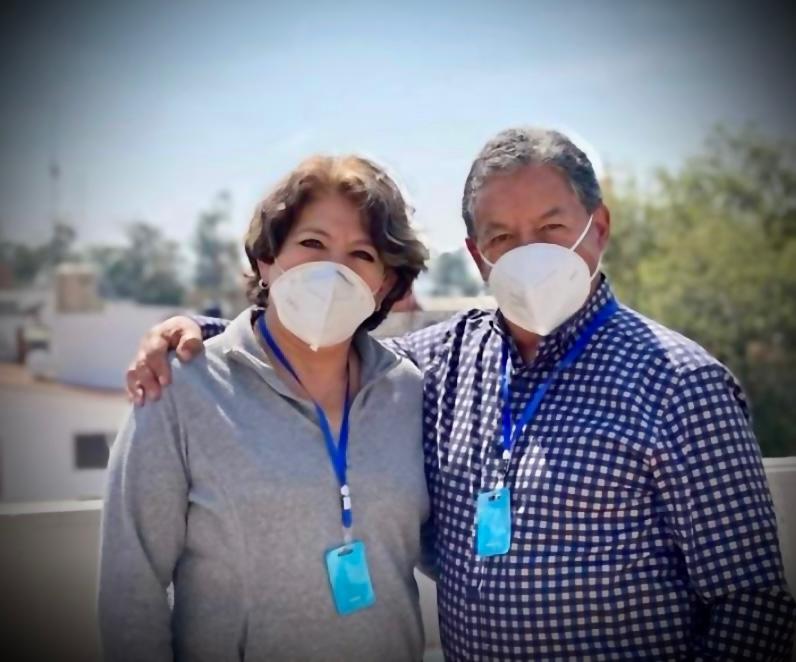 Higinio Martínez y Delfina Gómez