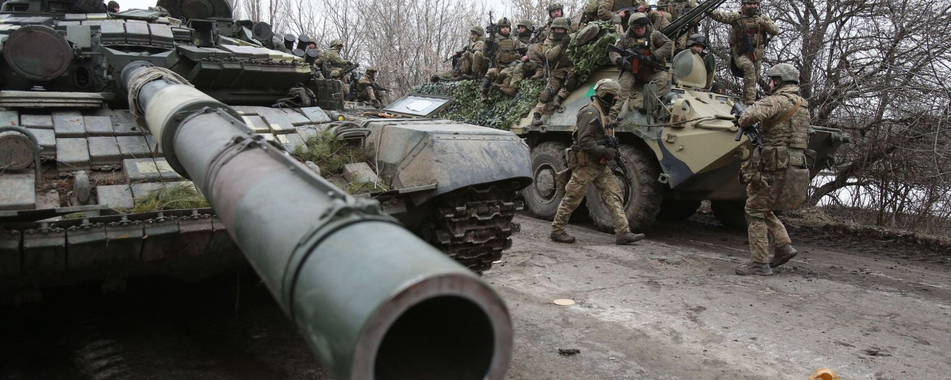 Tanques militares en Ucrania