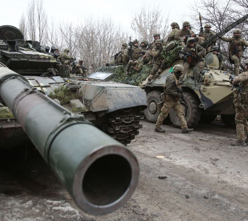 Tanques militares en Ucrania