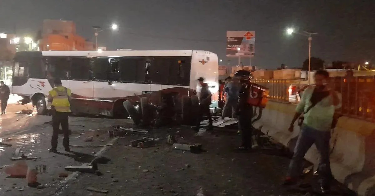 Accidente en la autopista México Pachuca