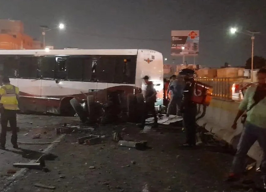 Accidente en la autopista México Pachuca