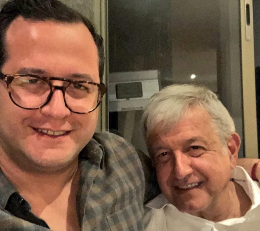 Jose Ramon Lopez Beltran y Andrés Manuel López Obrador