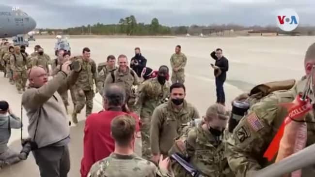 Tropas militares de los EU arriban a Polonia