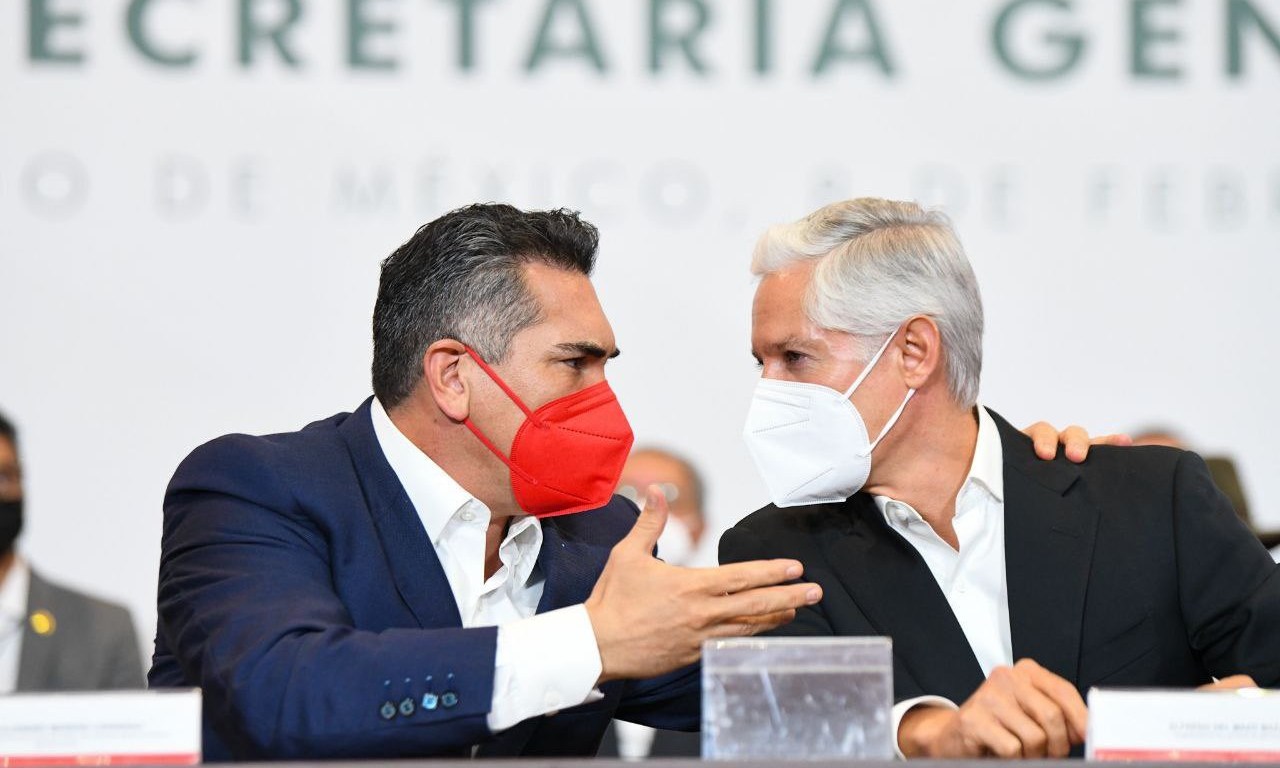 Alejandro Moreno y Alfredo del Mazo