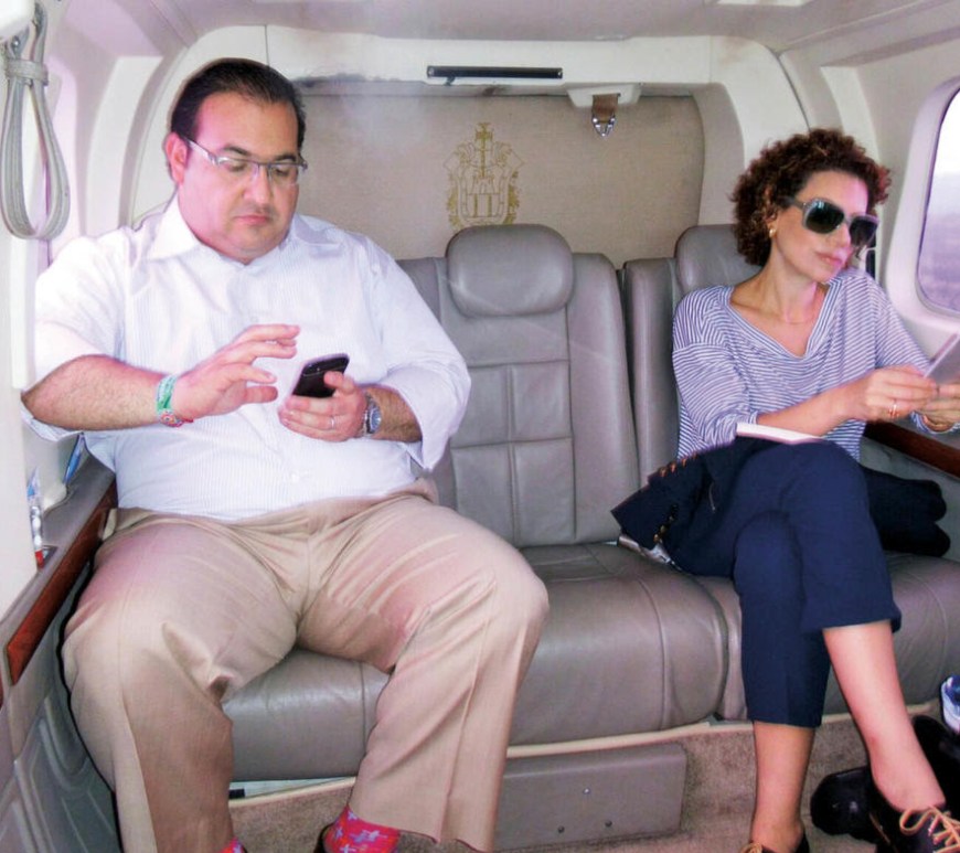 Javier Duarte de Ochoa y Karime Macías