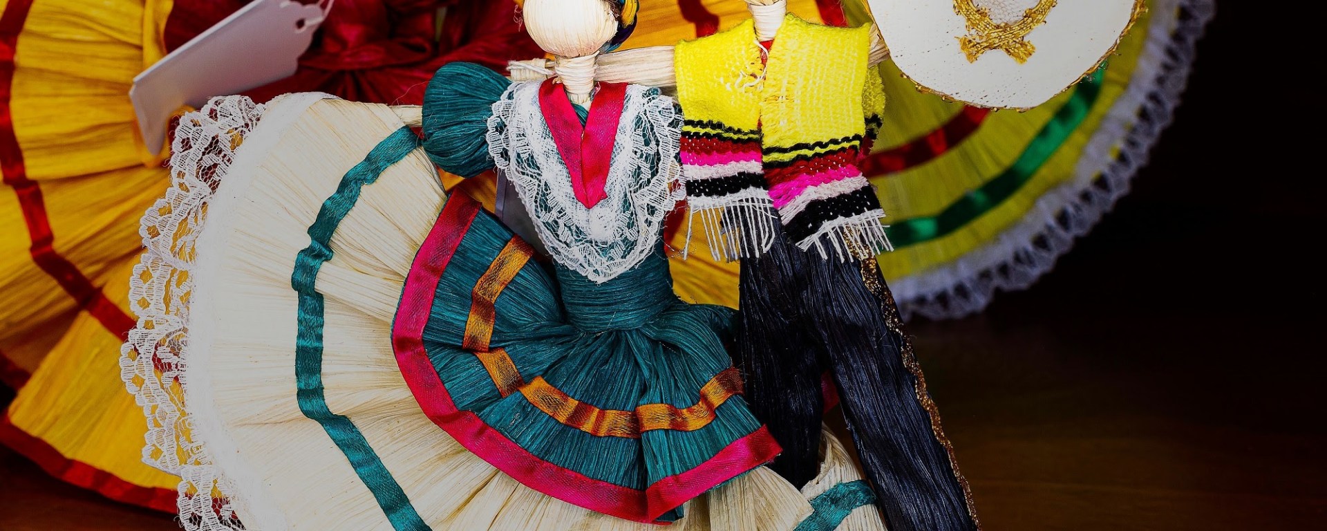 Artesanías con hojas de maíz