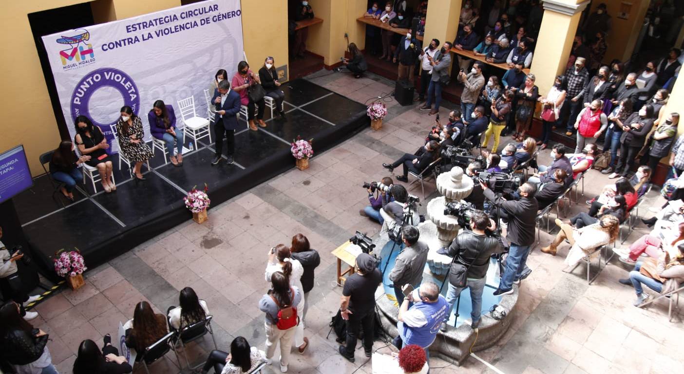 Puntos Violeta en Miguel Hidalgo