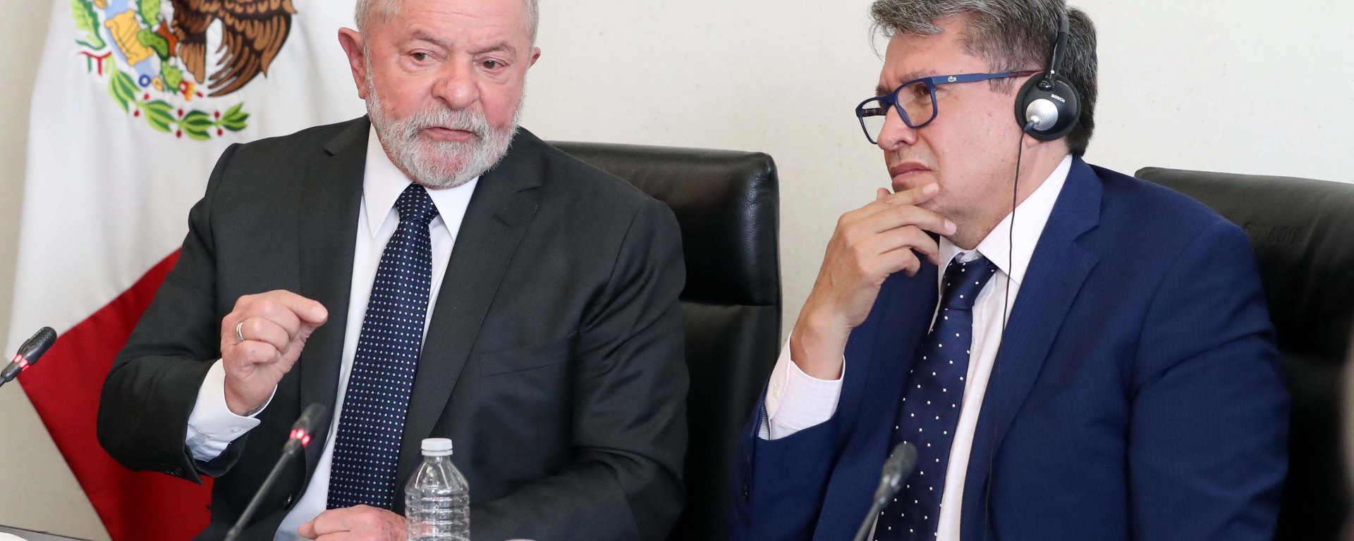 Lula Da Silva y Ricardo Monreal