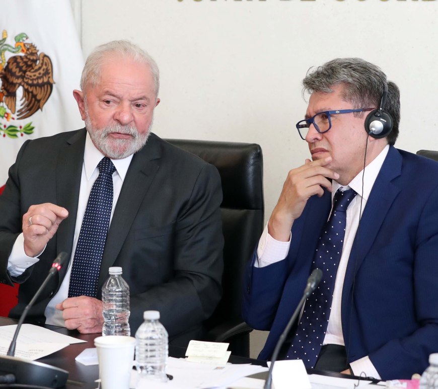 Lula Da Silva y Ricardo Monreal