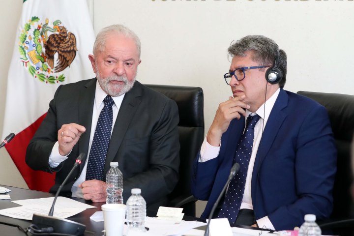 Lula Da Silva y Ricardo Monreal