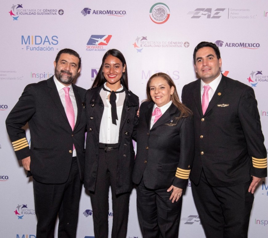 Pilotos aviadores de México