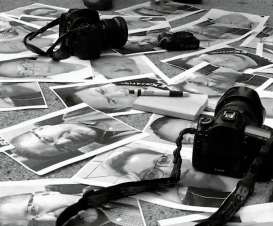 Periodistas fotógrafos reporteros