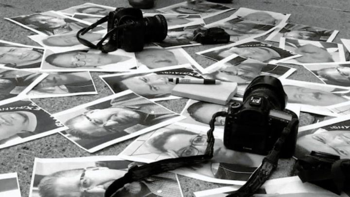 Periodistas fotógrafos reporteros