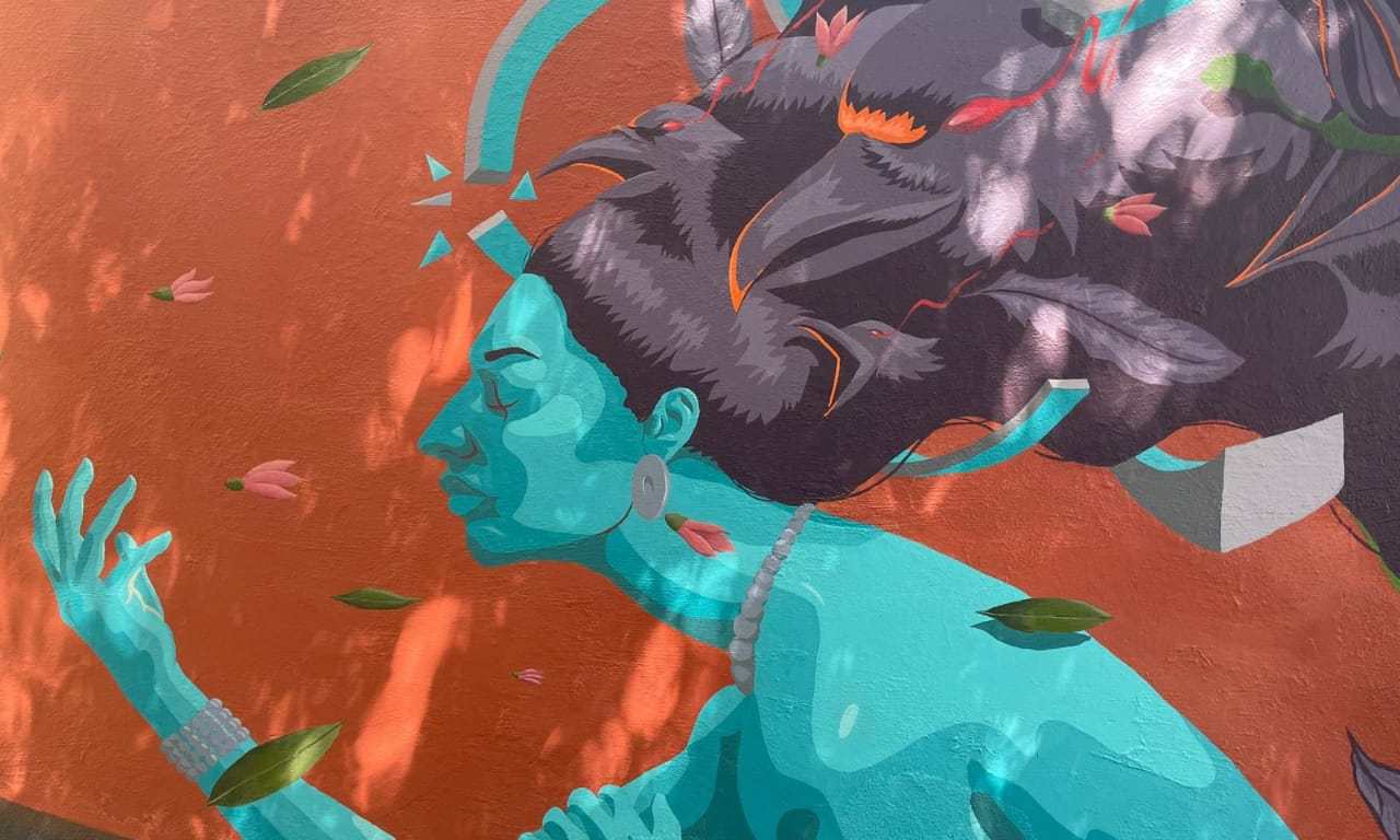 Mural en instalaciones de la UAM