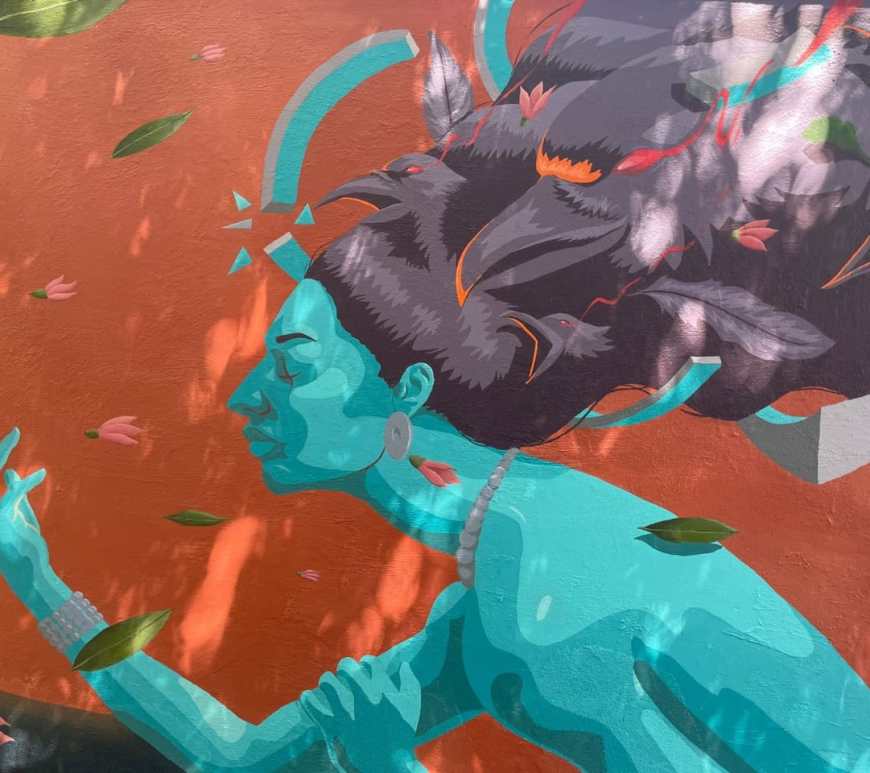 Mural en instalaciones de la UAM