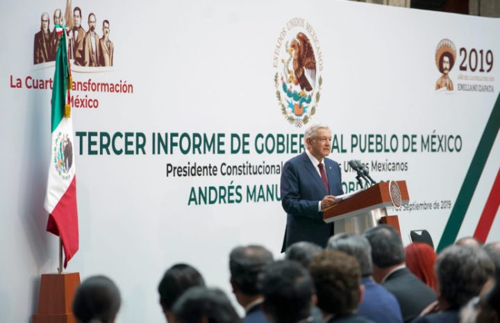 Informe de gobierno del presidente López Obrador