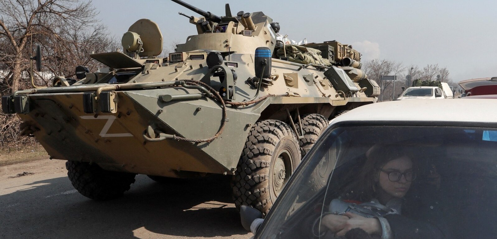 Tanque militar en Ucrania