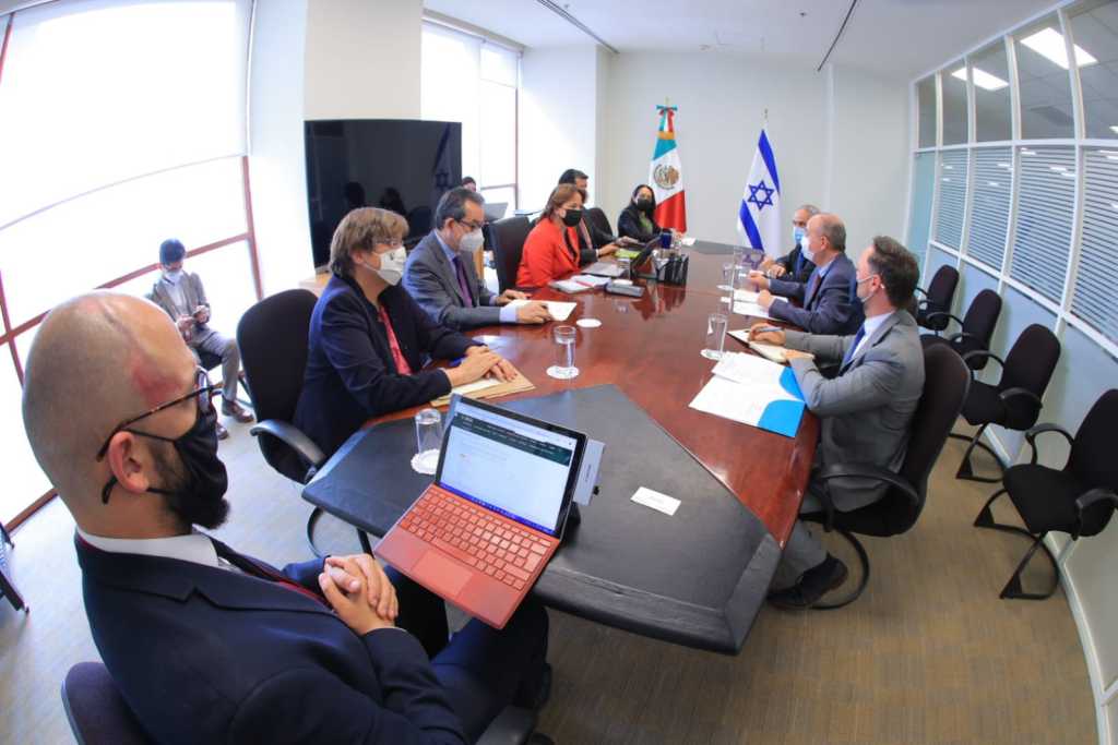 Reunión diplomática México Israel