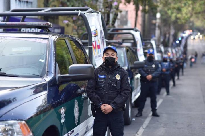 Policías auxiliares de la Cdmx
