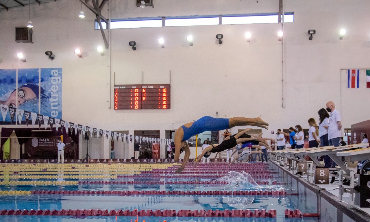 Alberca, competencias de natación