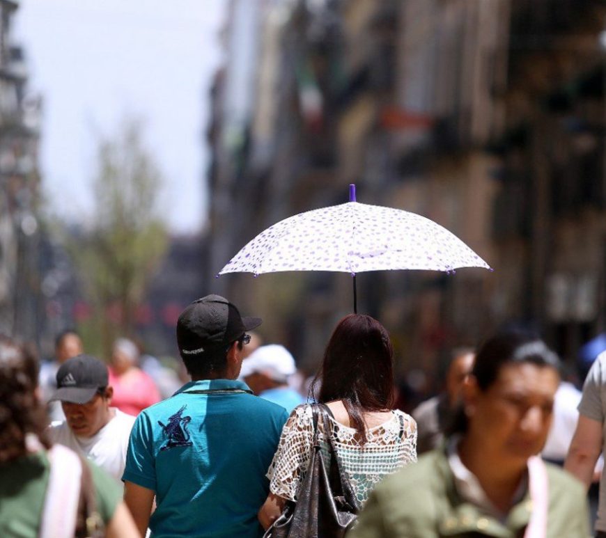 Calor en la capital del país
