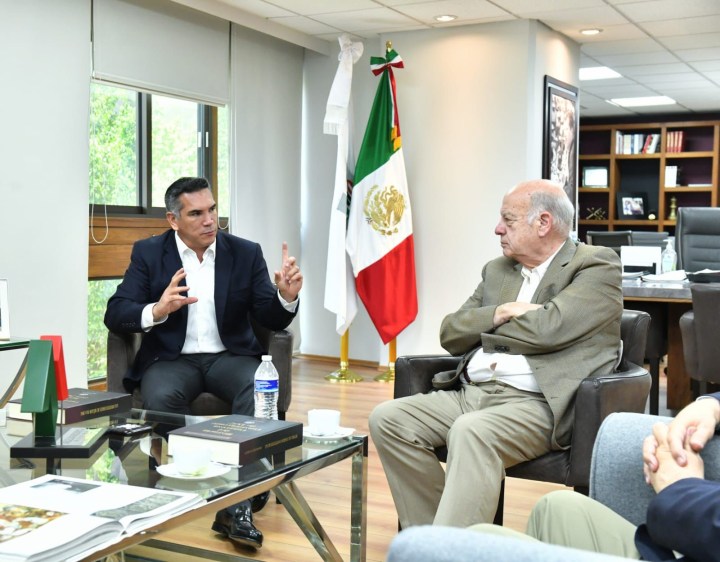 Alejandro Moreno y José Miguel Insulza 