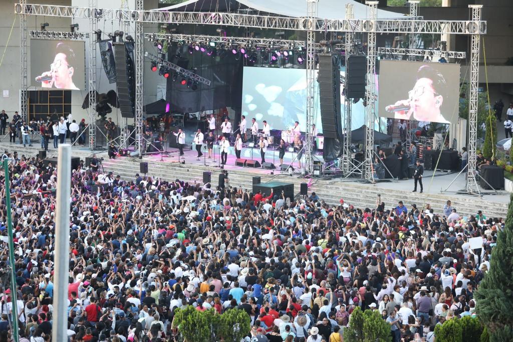 Los Ángeles Azules en la Cuauhtémoc
