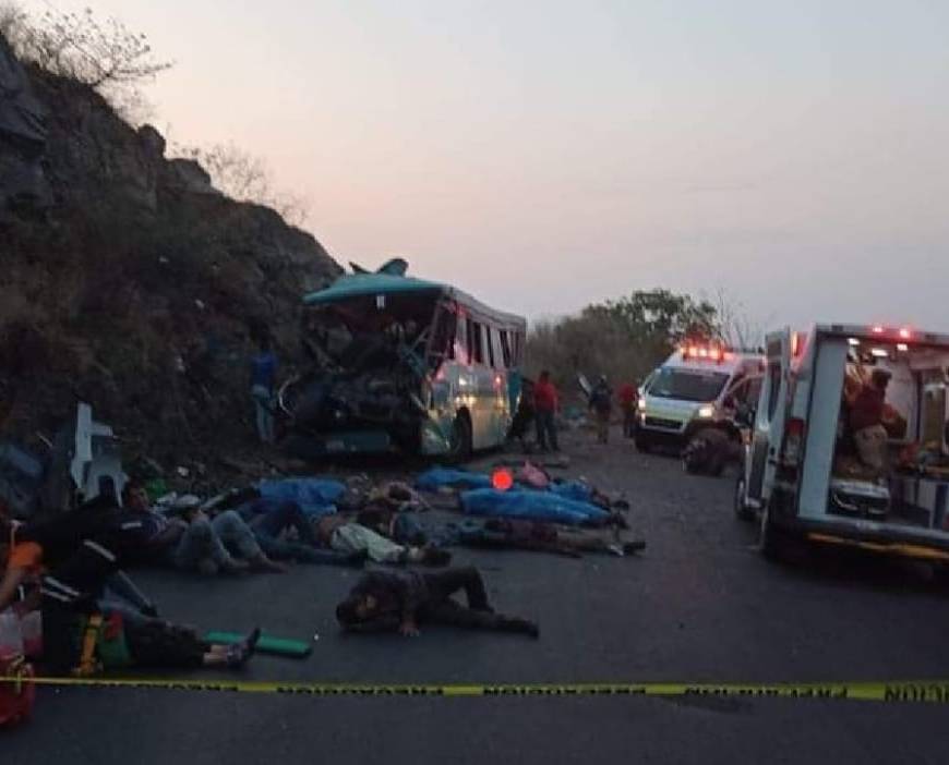 Accidente vial en Guadalajara