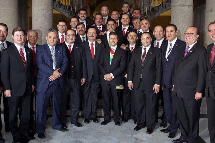 Gobernadores en época de Peña Nieto 