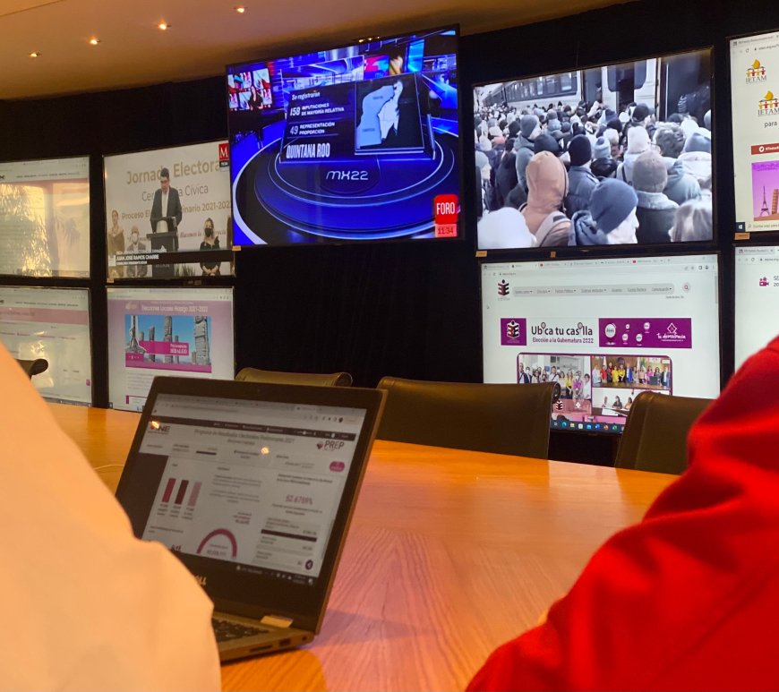 Monitores en el CEN del PRI