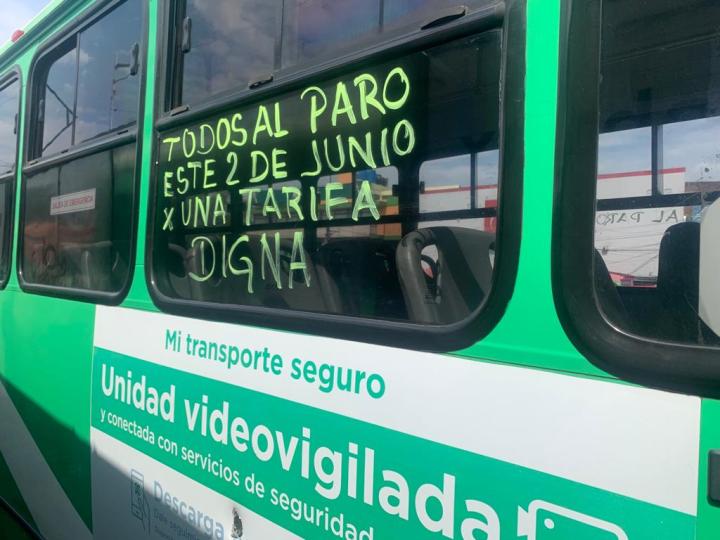 Protesta de paro de transportistas