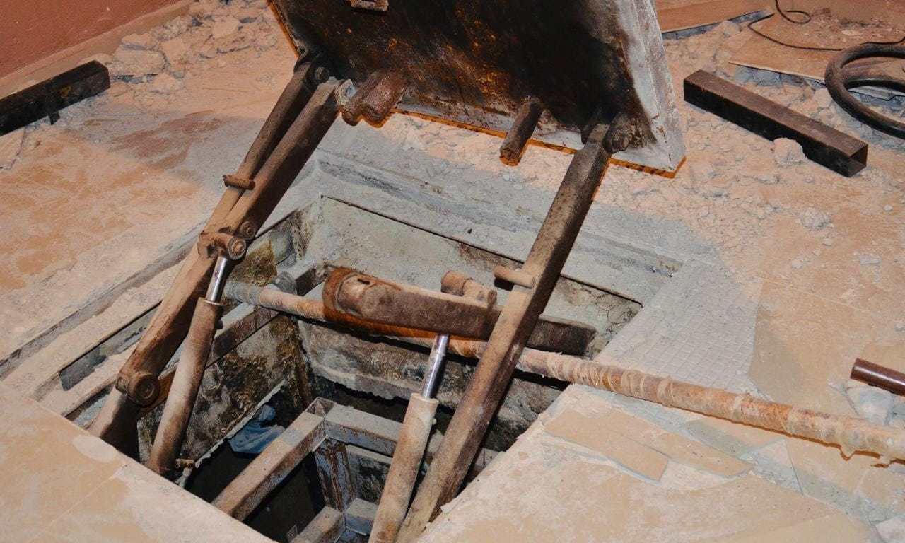 Ingreso a tunel del narcotráfico